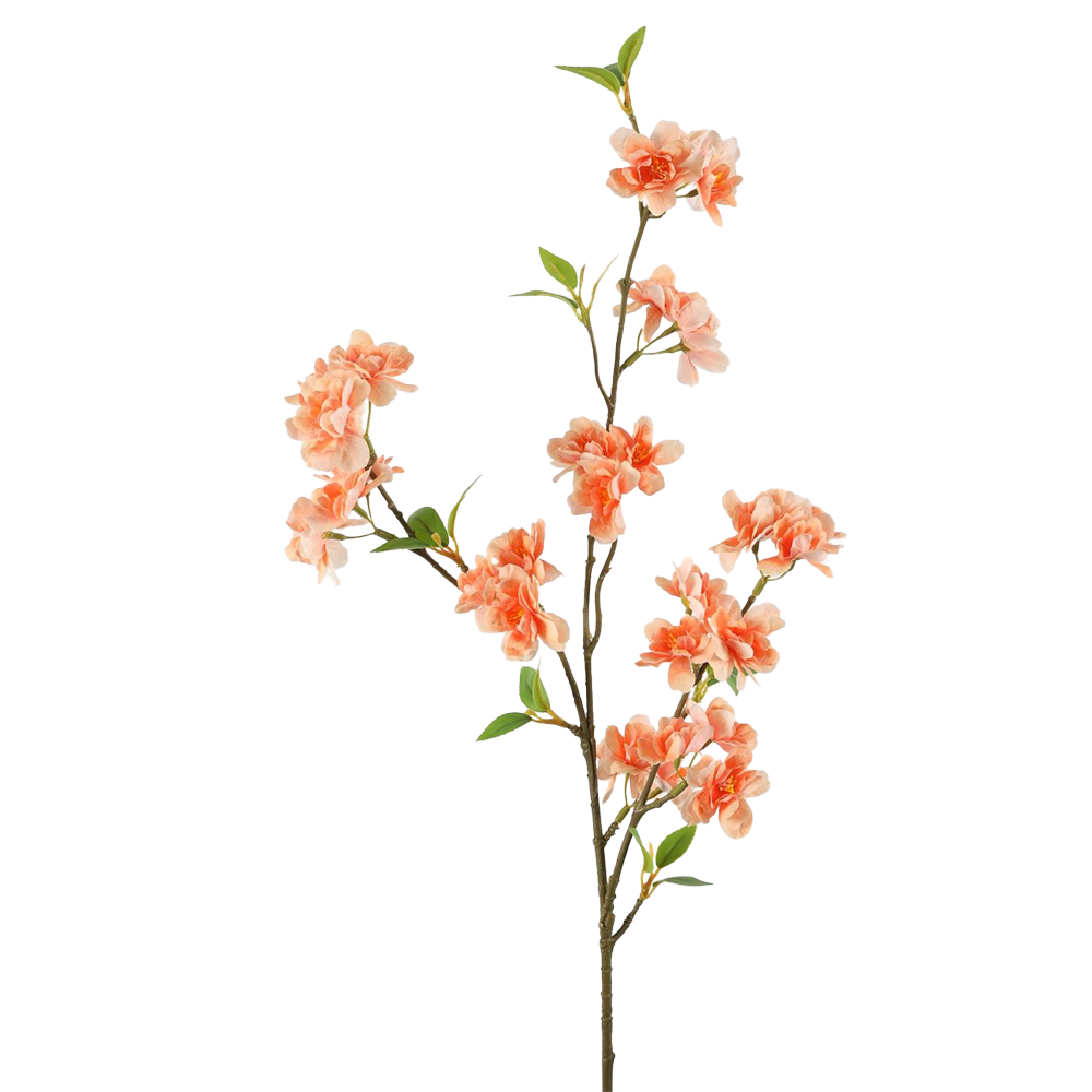 Viv! Home Luxuries Kersenbloesem - zijden bloem - Perzik - 92cm