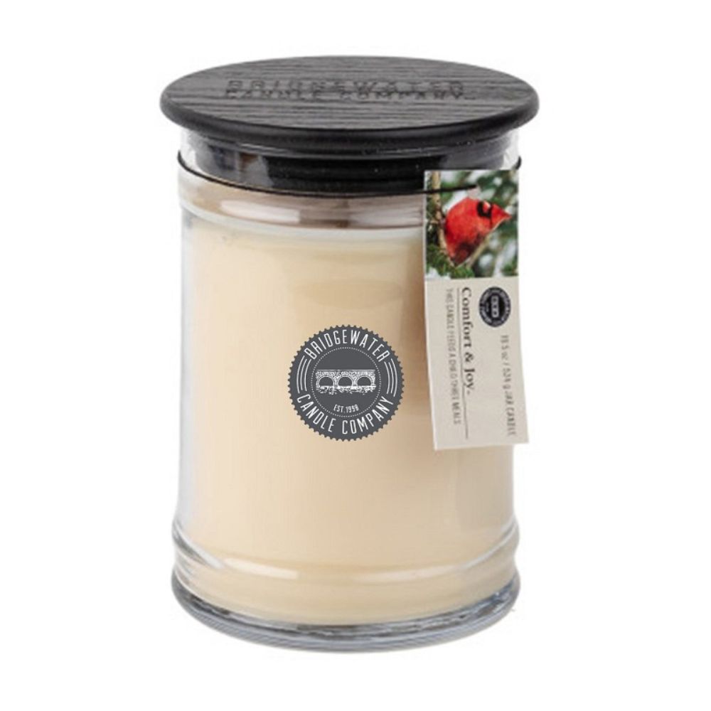Bridgewater small jar candle Blue Door - light fresh scent of tangerine and cedar wood