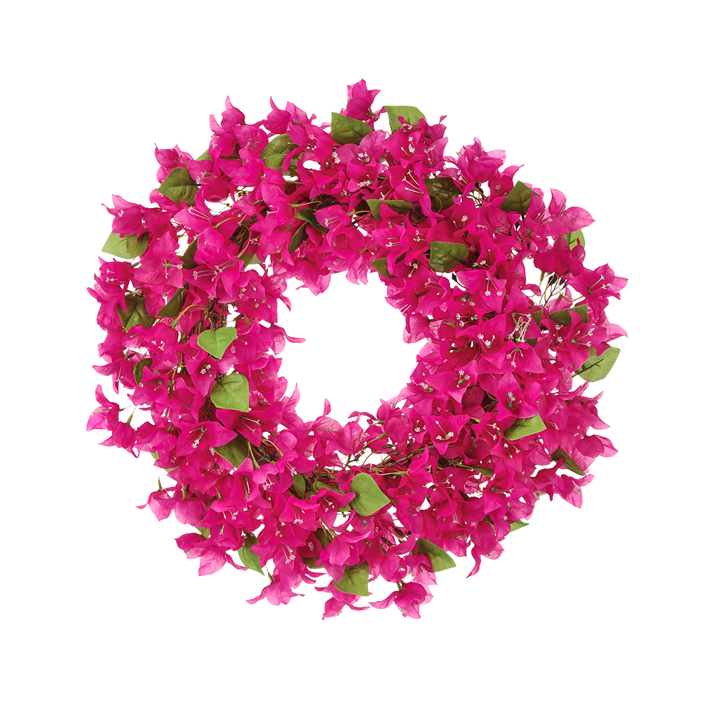 Viv! Home Luxuries Krans Bloemen - Bougainvillea - fuchsia - Ø56cm