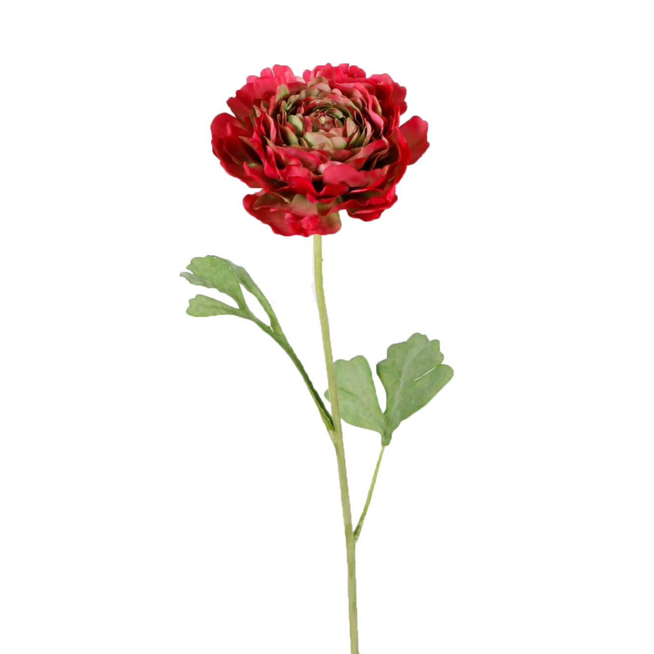 Viv! Home Luxuries Ranonkel - zijden bloem - groen fuchsia - 56cm