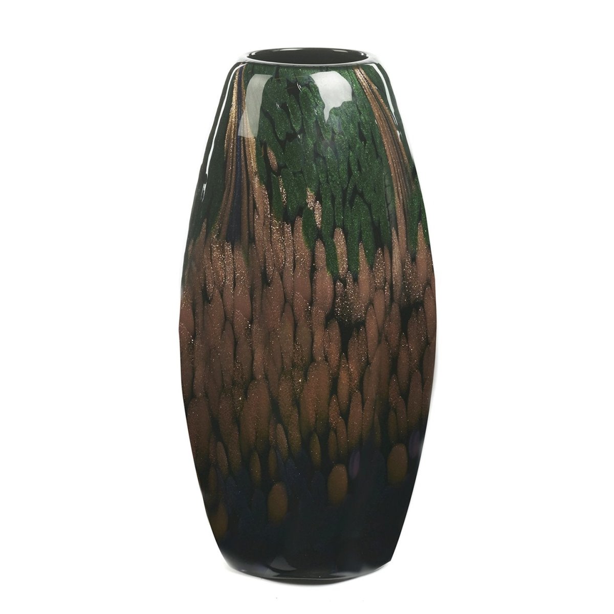 Viv! Home Luxuries vaas - groen - 30cm - topkwaliteit - Viv! Home Luxuries