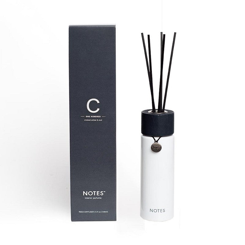 Notes Reed diffuser C - Smoked Amber & Oud - geurstokjes