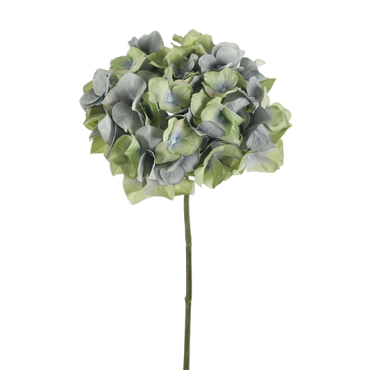 Viv! Home Luxuries Hydrangea - silk flower - green blue - 48cm - top quality