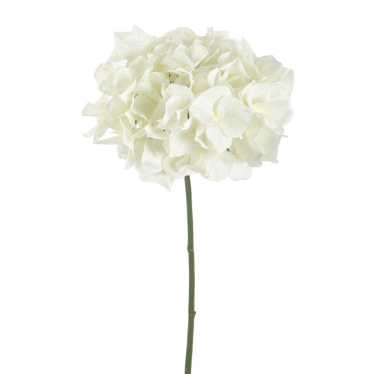 Viv! Home Luxuries Hydrangea - silk flower - white - 48cm - top quality