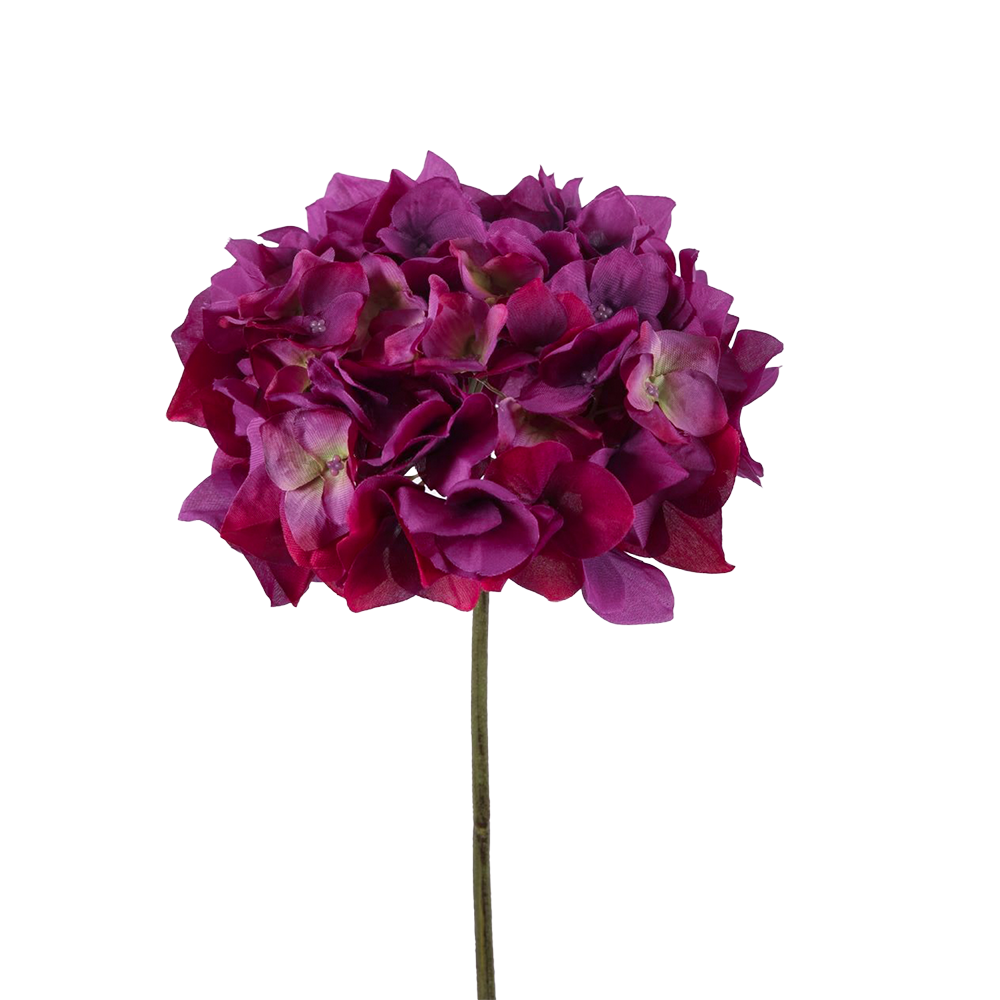 Viv! Home Luxuries Hydrangea - silk flower - purple pink - 48cm - top quality