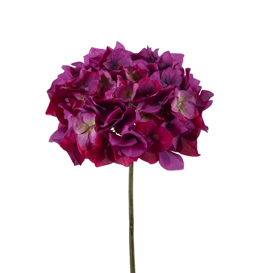 Viv! Home Luxuries Hortensia - zijden bloem - paars roze - 48cm