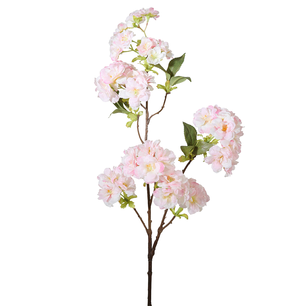 Viv! Home Luxuries Cherry blossom - silk flower - 80cm - white pink - top quality