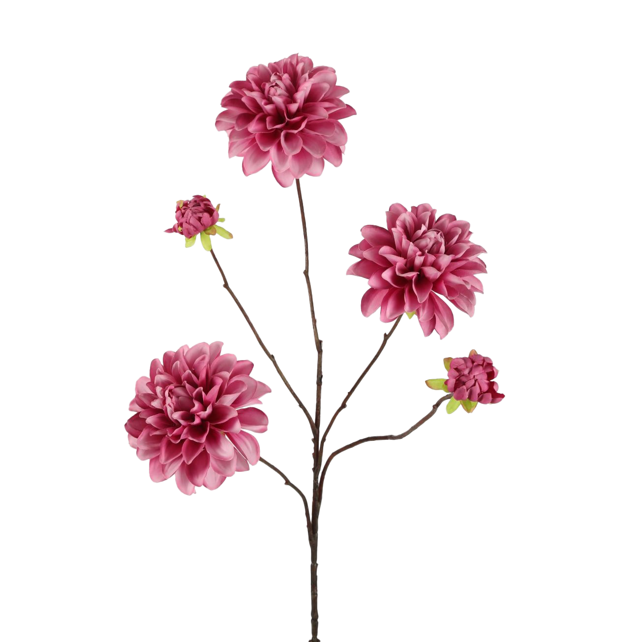 Viv! Home Luxuries Dahlia - zijden bloem - paars - 90cm