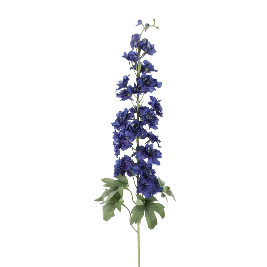 Viv! Home Luxuries Ridderspoor extra groot - zijden bloem - donker blauw - 102cm