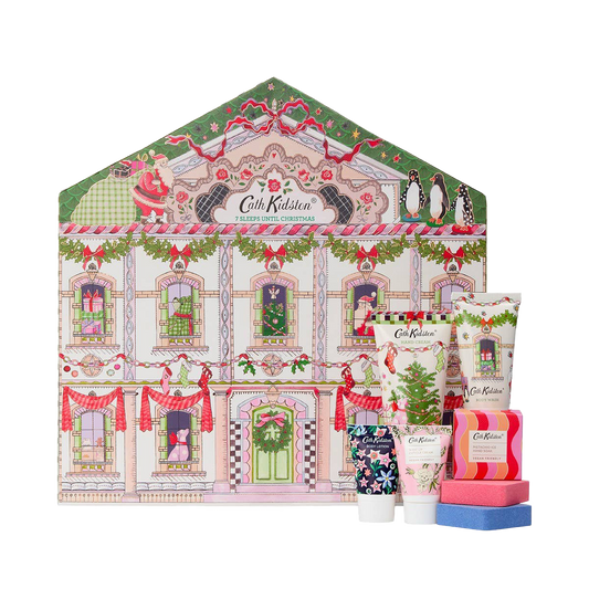 Cath Kidston Kerst Cadeauset voor Haar - Poppenhuis Luxe Adventskalender 7 Dagen voor Kerst