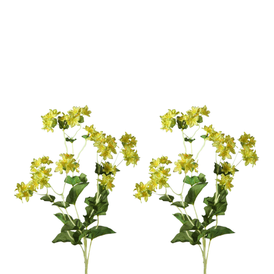 Viv! Home Luxuries Bupleurum - 2 pcs - artificial flower - yellow - top quality