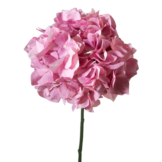 Viv! Home Luxuries Hortensia - zijden bloem - roze - 48cm