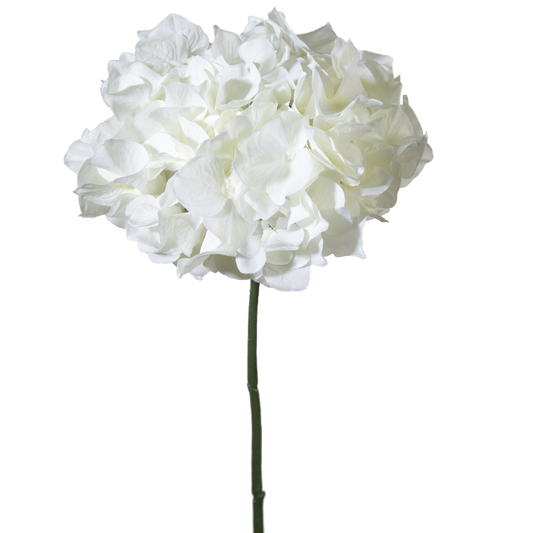 Viv! Home Luxuries Hydrangea - silk flower - white - 48cm - top quality
