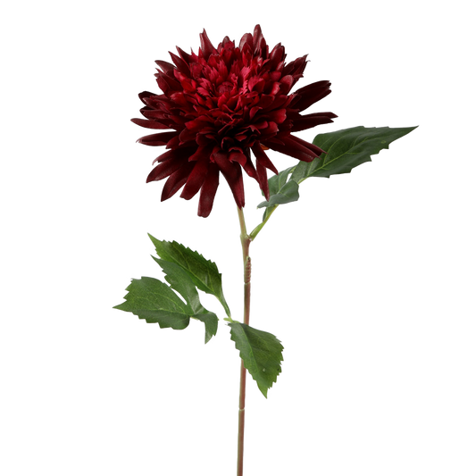 Viv! Home Luxuries Dahlia - zijden bloem - rood fuchsia - 65cm