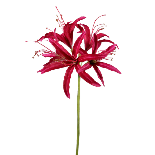 Viv! Home Luxuries Nerine - Artificial flower - 81cm - Fuchsia - Top quality