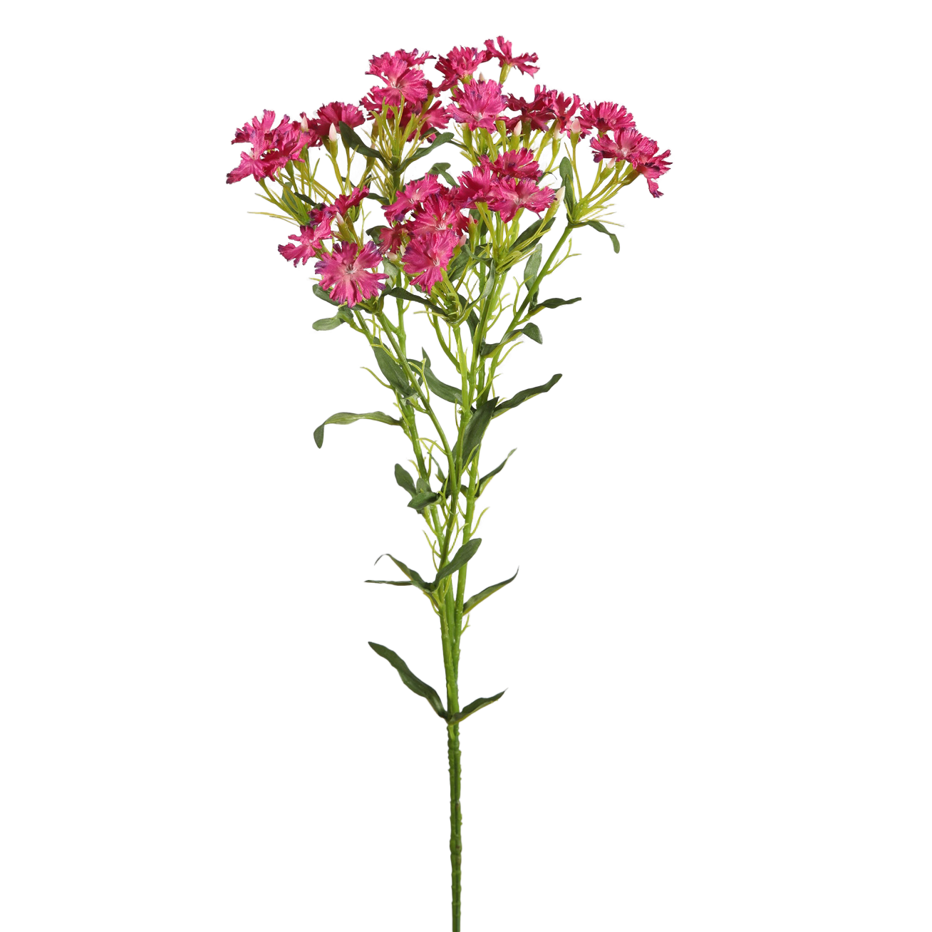 Viv! Home Luxuries Carnation - silk flower - bright pink/purple - 53cm - top quality silk flowers