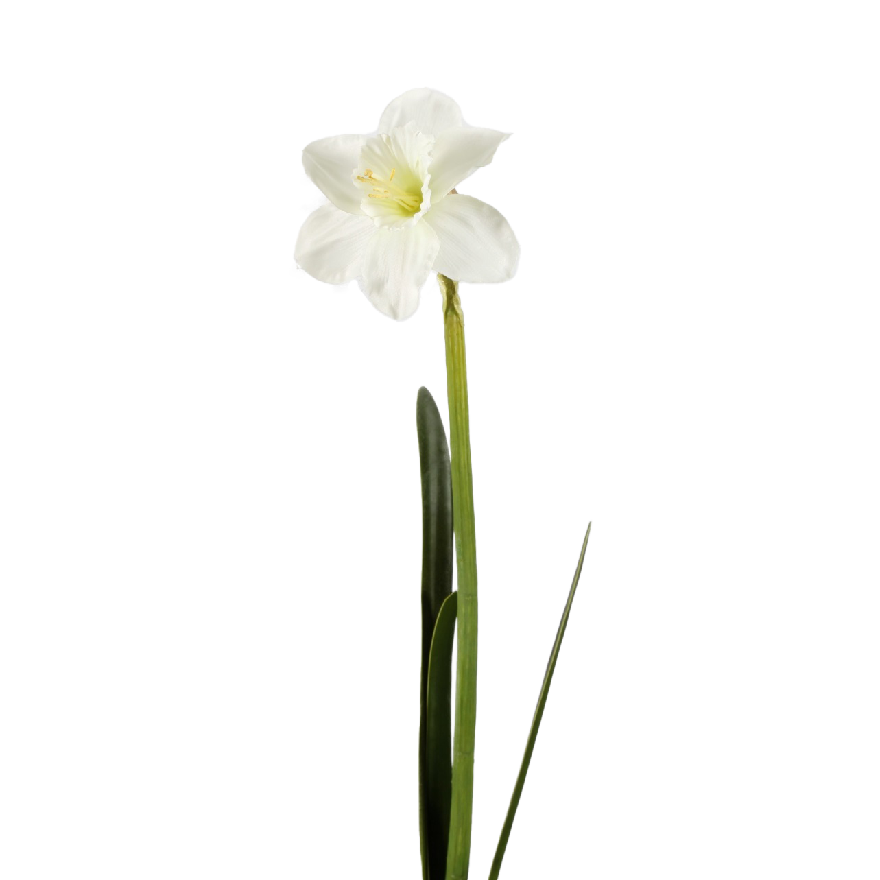 Viv! Home Luxuries - Tulpen boeket - 7 stuks - kunststof bloem - perzik - 39cm -Topkwaliteit