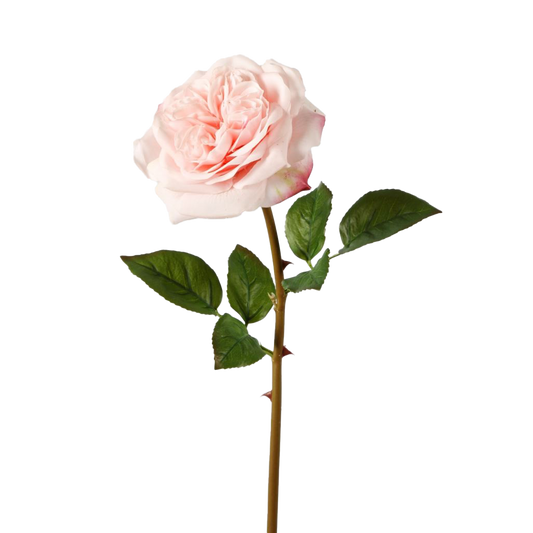 Viv! Home Luxuries Roos - Real Touch - zijden bloem - roze - 61cm
