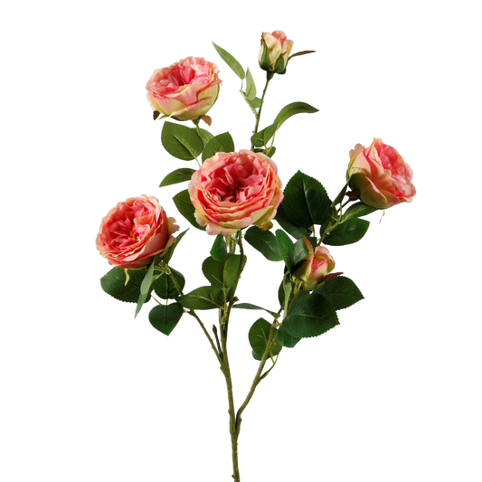 Viv! Home Luxuries Roos - zijden bloem - roze - 69cm