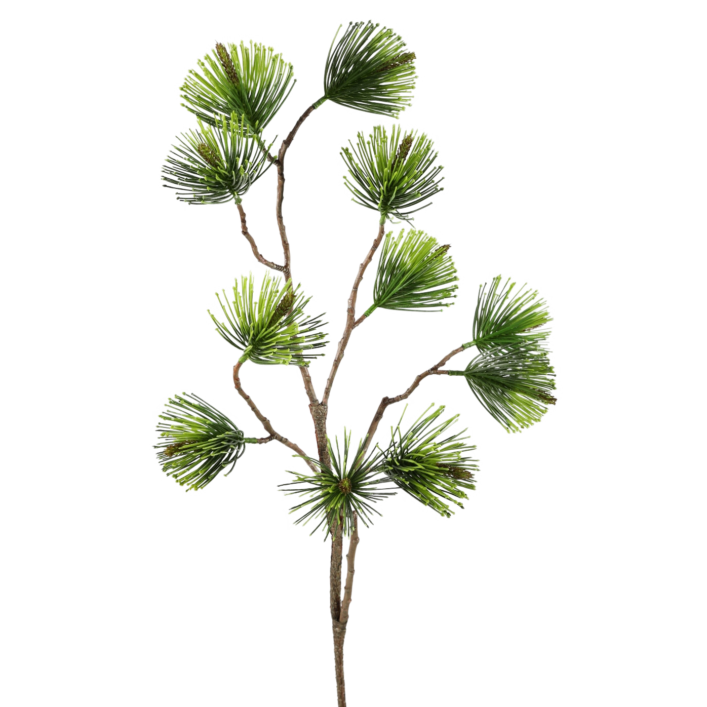 Viv! Home Luxuries Pine branch - artificial flower - 45cm - green red - top quality