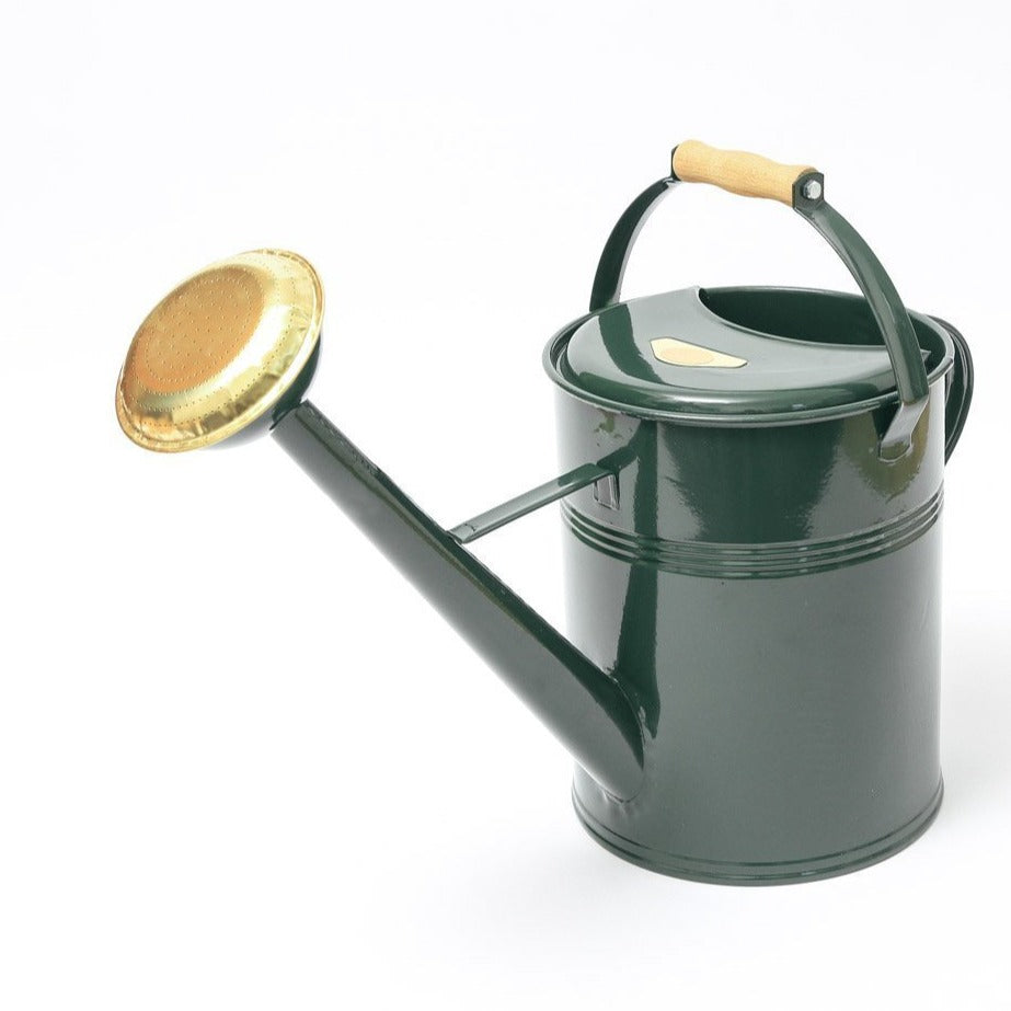 Heritage British Garden Company - Klassieke gieter Engelse stijl - 5 liter - groen - metaal - topkwaliteit