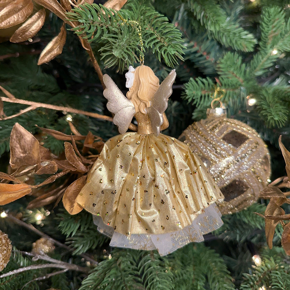 Kurt S. Adler Christmas ornament - Snow Fairy - gold - 13cm