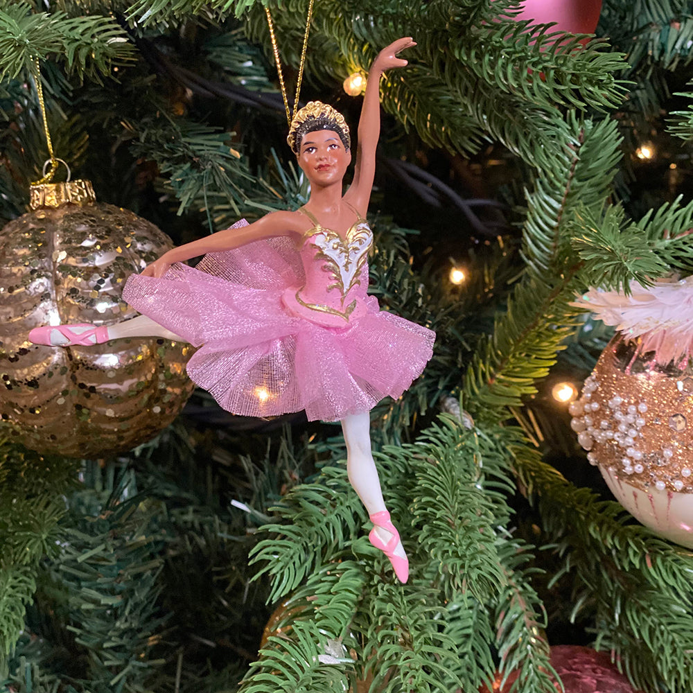Kurt S. Adler Christmas ornament - Ballerina - pink - 16cm