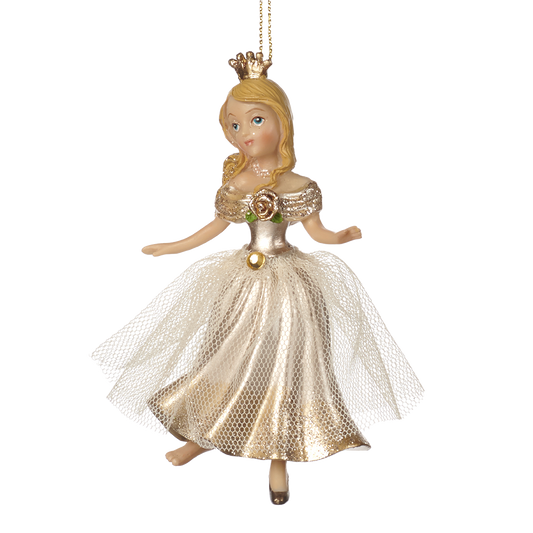 Viv! Home Luxuries Christmas ornament - Cinderella - gold - 11cm