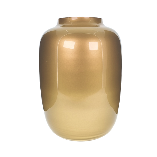Viv! Home Luxuries Vase - Gold - Glass - 35cm - Top quality