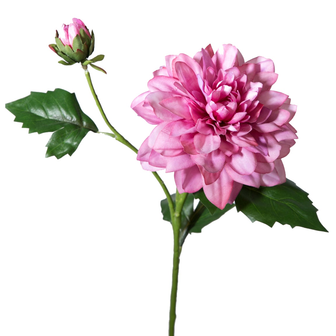 Viv! Home Luxuries Dahlia - zijden bloem - lila roze - 50cm - topkwaliteit - Viv! Home Luxuries