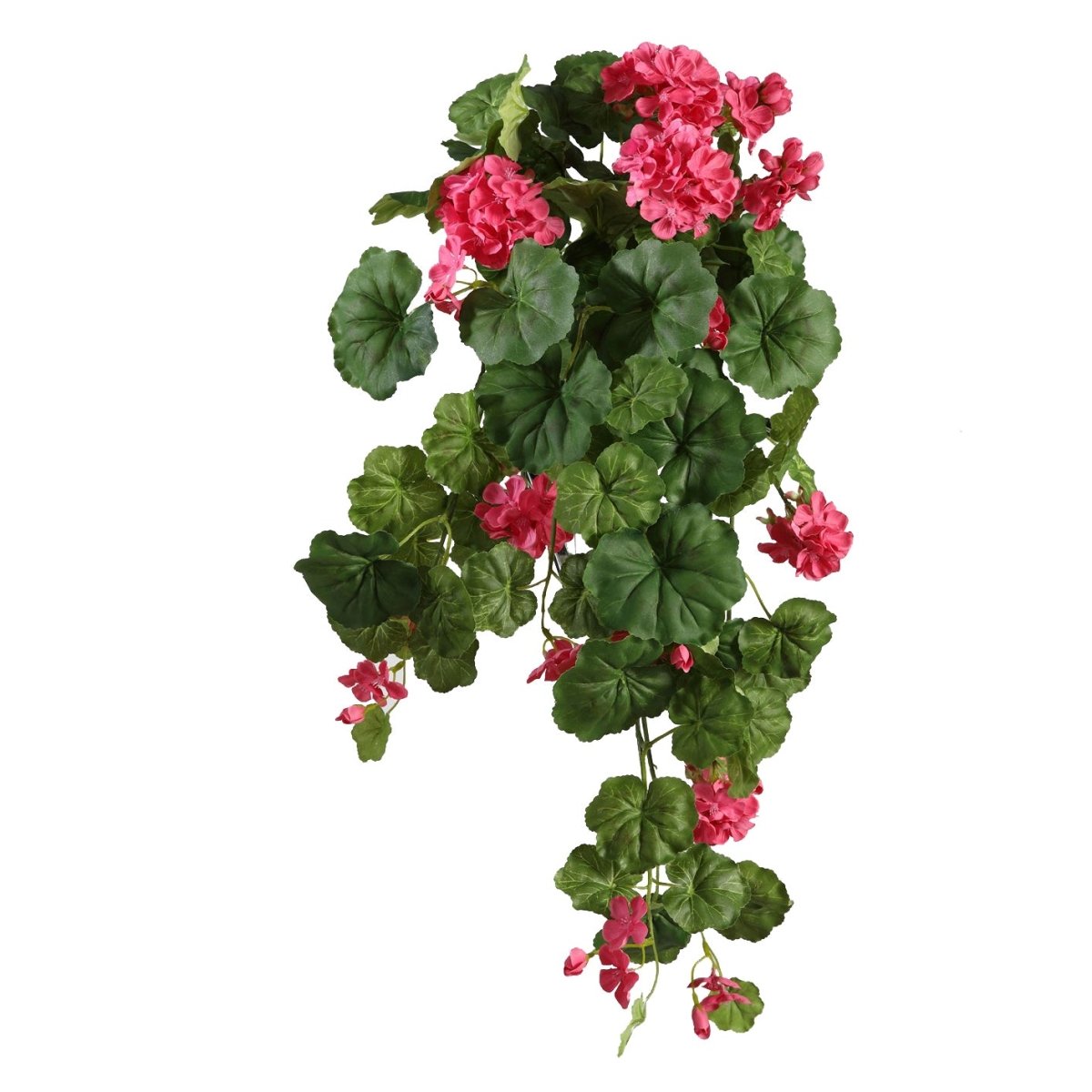 Viv! Home Luxuries Geranium hangend - zijden bloem - roze - topkwaliteit - Viv! Home Luxuries
