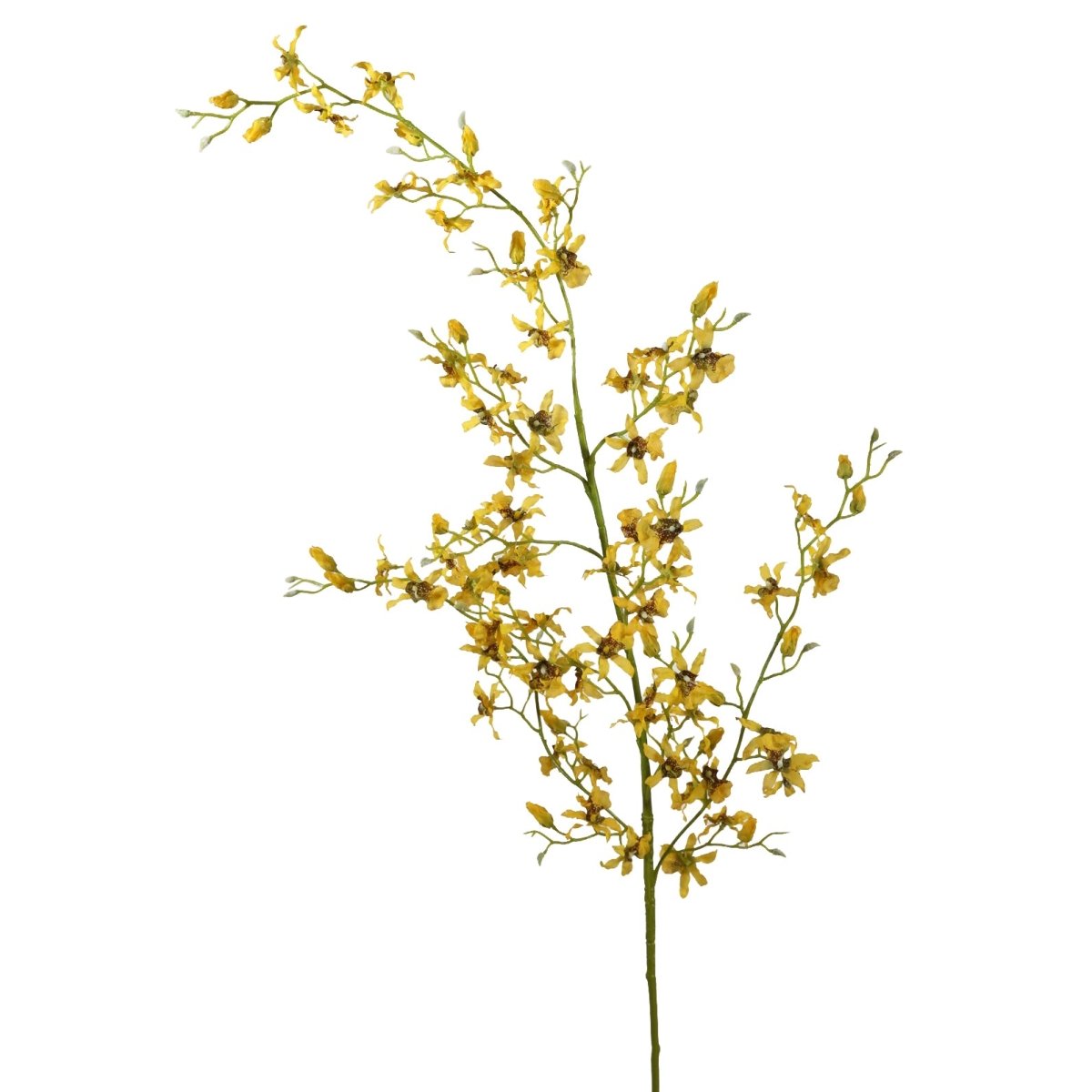 Viv! Home Luxuries Orchidee - zijden bloem - geel - groot - 120cm - topkwaliteit - Viv! Home Luxuries