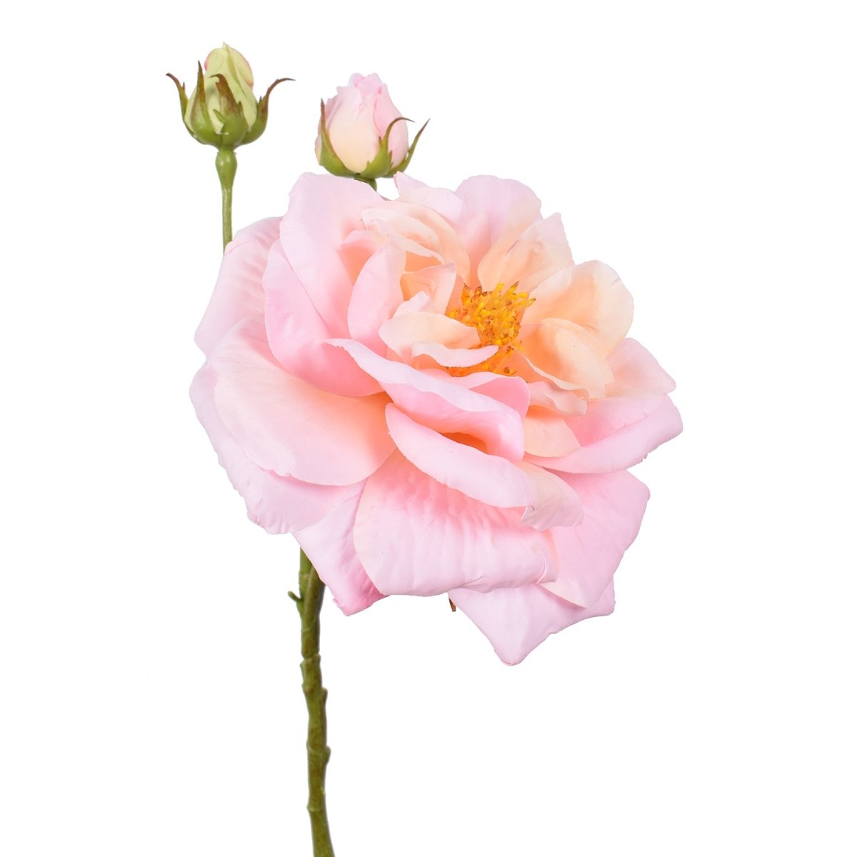 Viv! Home Luxuries Roos - zijden bloem - roze - 59cm - topkwaliteit - Viv! Home Luxuries
