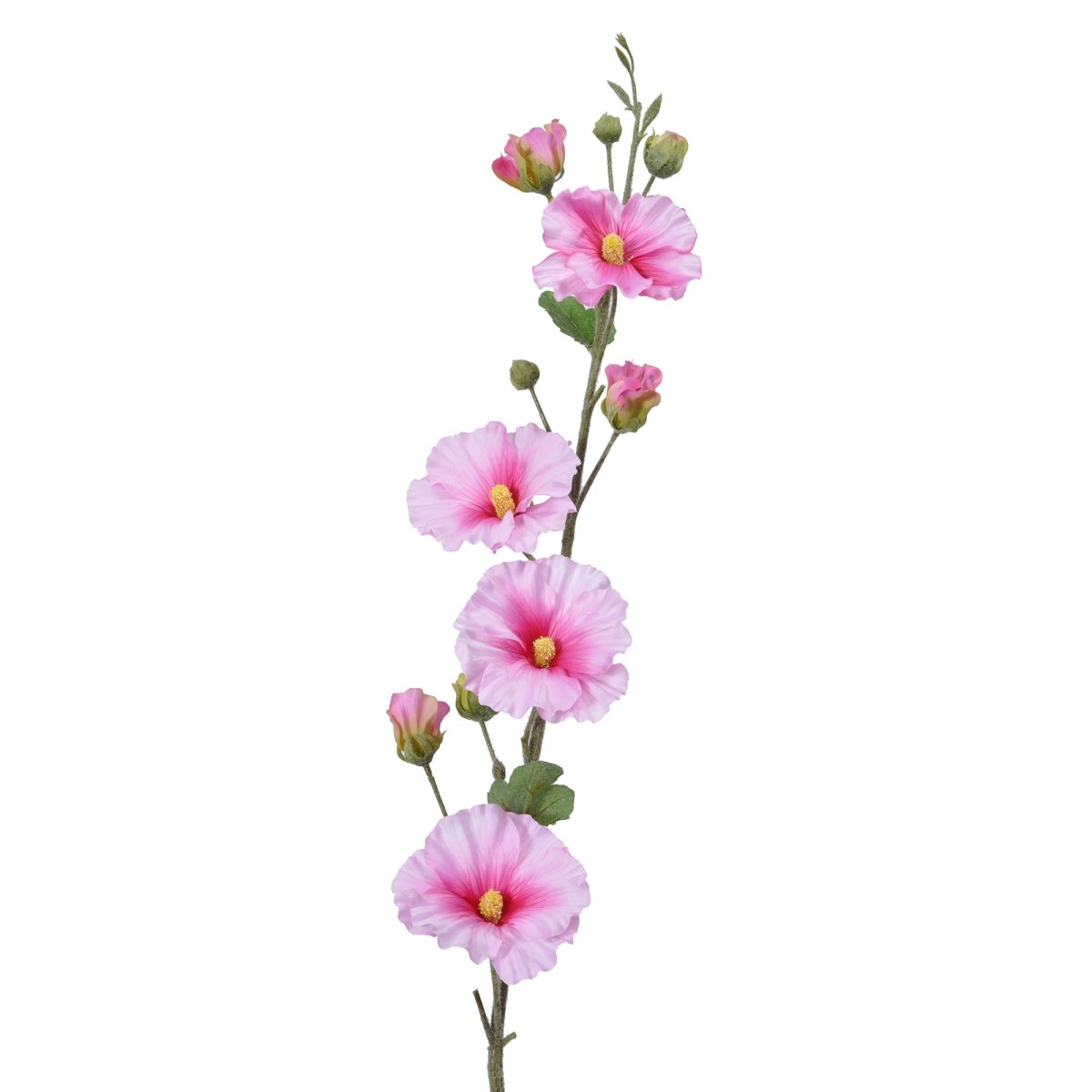 Viv! Home Luxuries Stokroos - groot - zijden bloem - roze - topkwaliteit - Viv! Home Luxuries